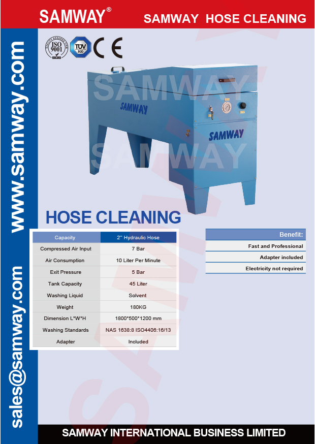 hydraulic hose cleaning